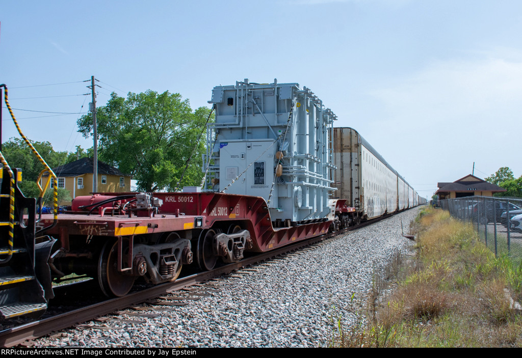 A different view of the transformer on this KCS northbound